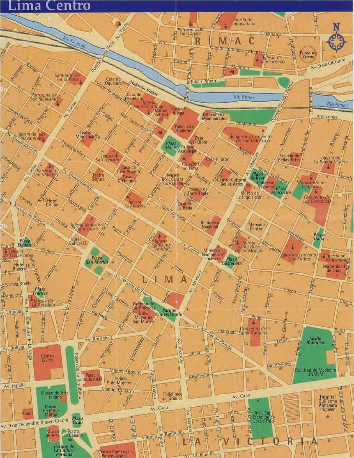 Lima city map